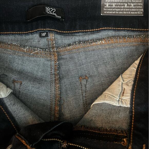 1822 Ankle Skinny Jeans Size 14P plus size Petite NWT - Picture 2 of 6